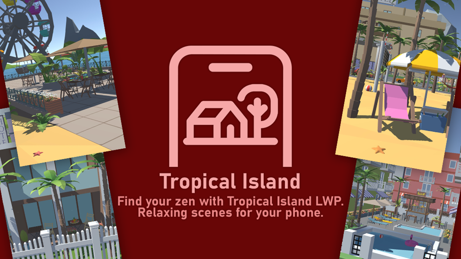 Tropical Island Live Wallpaper Banner